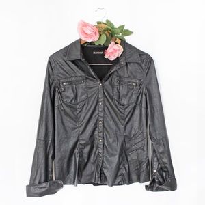 Lightweight leather-like jacket 🏍 😎